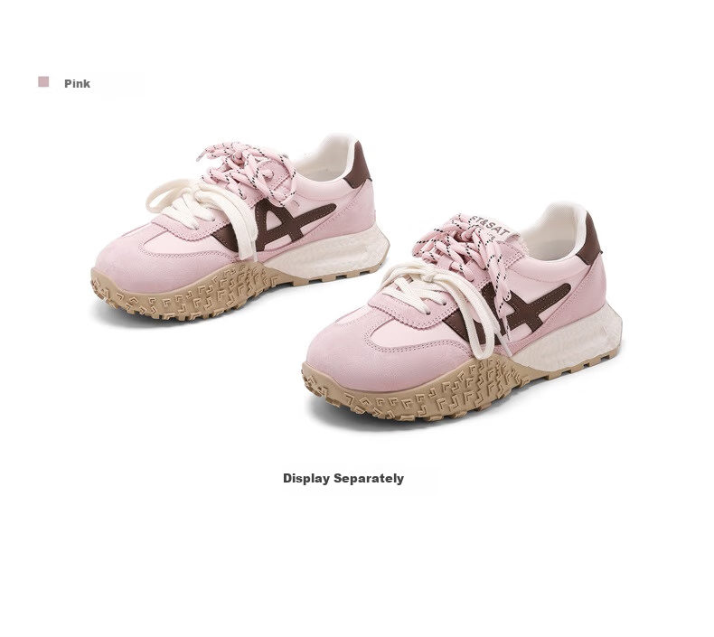St&Sat Thick-Soled Forrest Gump Shoes, 2026 New Summer Retro Versatile Height-Increasing Training Shoes, Lightweight Casual Comfortable Sneakers 5