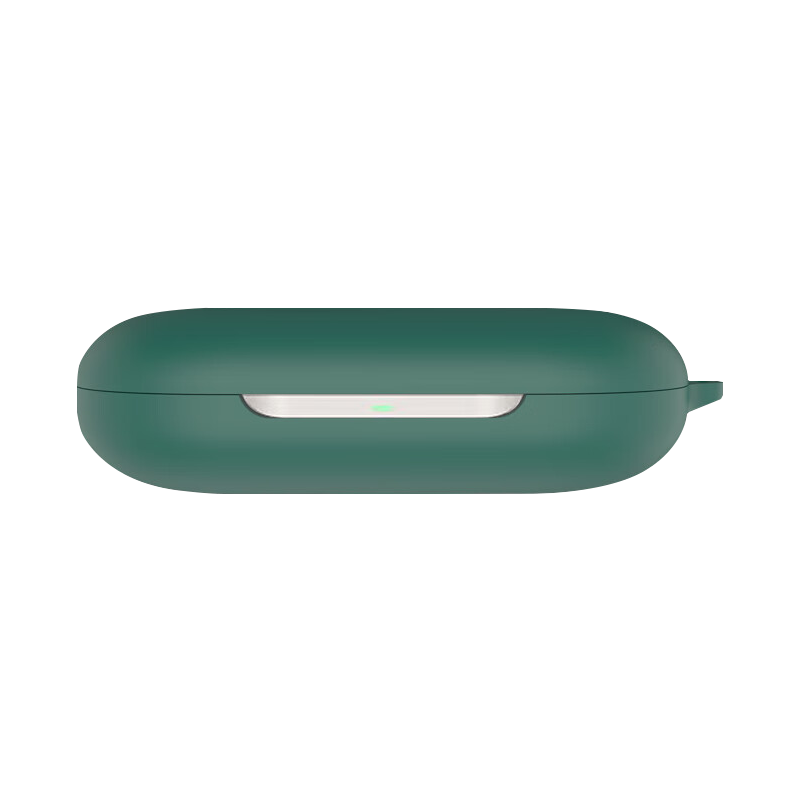 KMaxAI Silicone Protective Case for Xiaomi Open-Ear Headphones, Solid Color Protective Cover with Hook, Wireless Earphone Charging Case, Shockproof Frosted Case, Simple Soft Shell, Dark Gree