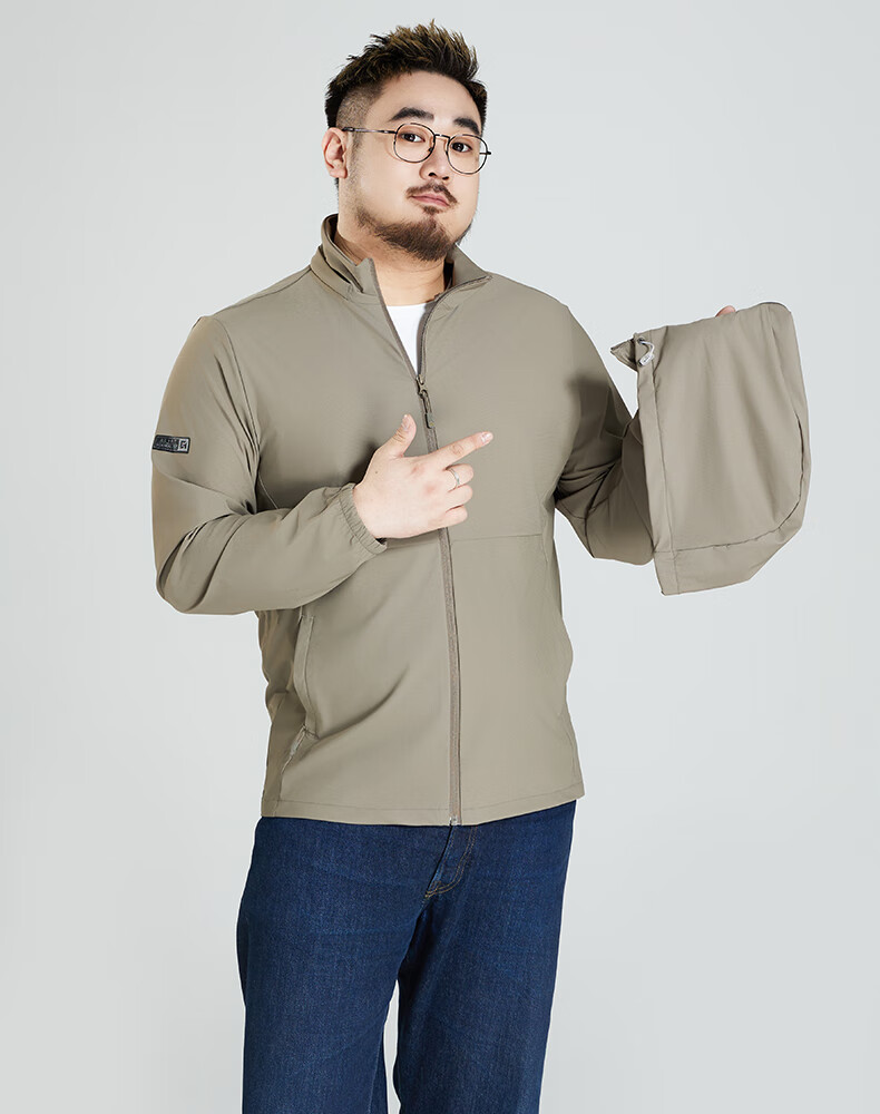 Ayoupang Summer Large Size Sun Protection Clothing for Men, 2025 New Fishing Wear, UPF50+ Breathable Jacket with Detachable Hood 11