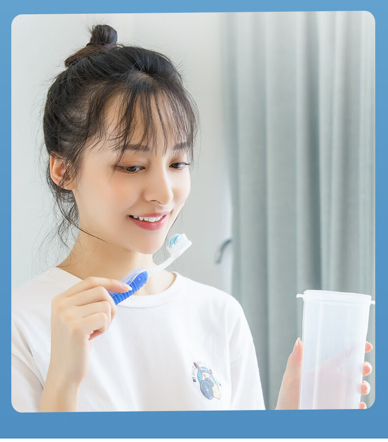 JiaTu Travel Toiletry Set Toothbrush Toothpaste Travel Essentials Head & Shoulders Safeguard 5-Piece Wash Bag PVC Bag - T5 6