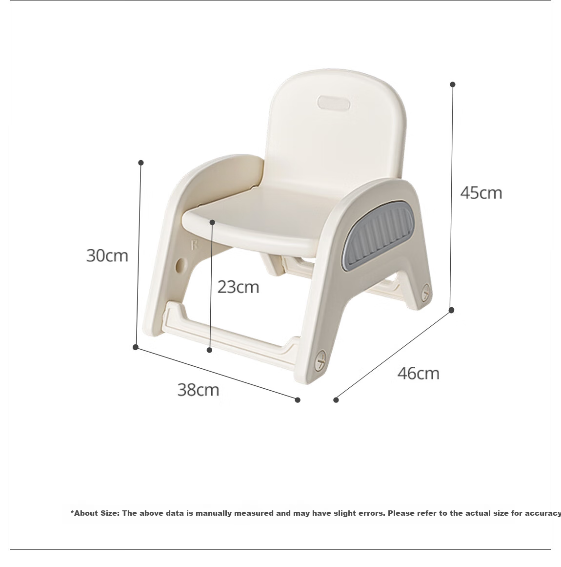 Babyviva Children's High Chair, Baby Dining Chair, Small Stool, Thickened Chair, Kindergarten Backrest Chair, Thickened Stable Non-Slip Home Use Chair 24