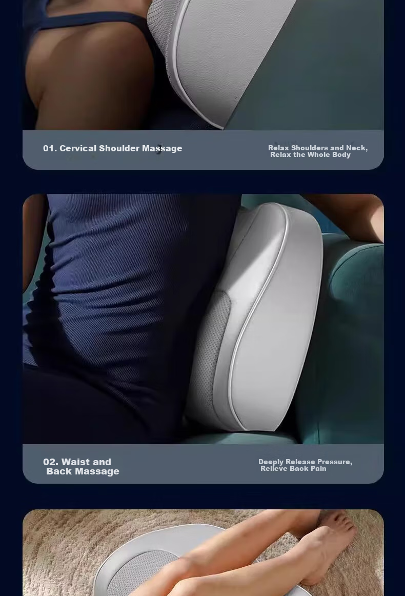 Lenovo [Mid-Autumn Festival Gift] Shoulder And Neck Massager, Cervical Spine Massager, Shoulder Trapezius Waist Back Full Body Kneading Neck Automatic Waist Massager for Parents, Men And Women Holiday Gift 15