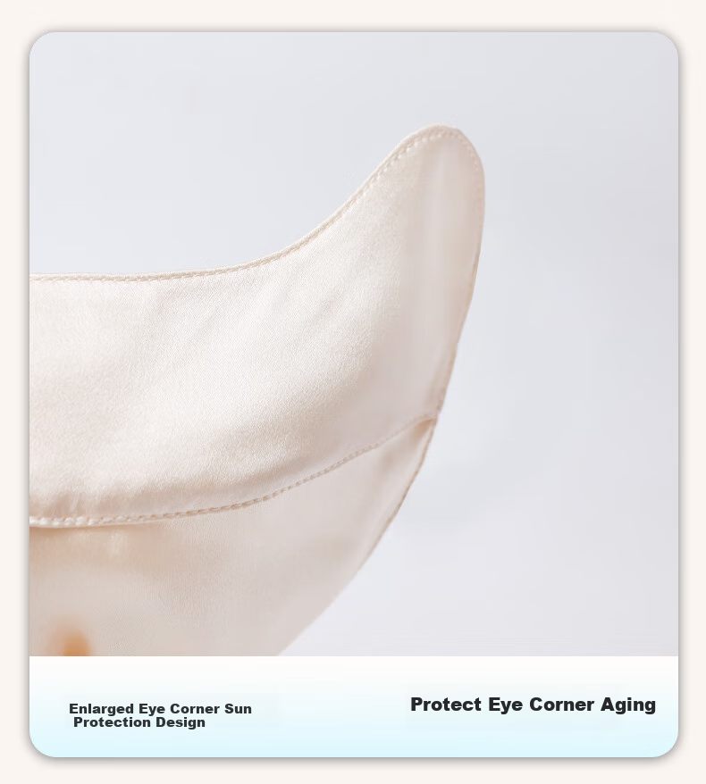 MOERCIAN 100% Silk Face Mask for Women, Sun Protection Mask, Mulberry Silk, 3D Shaped, Outdoor UV Protection Face Mask 19