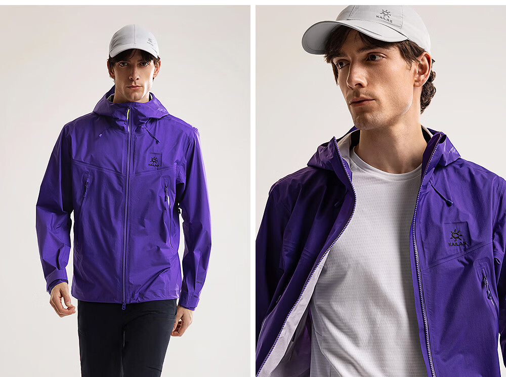 KAILAS Boge Da LT Hard Shell Jacket for Men And Women, 3L Waterproof Windproof Outdoor Hiking Mountaineering Coat 17