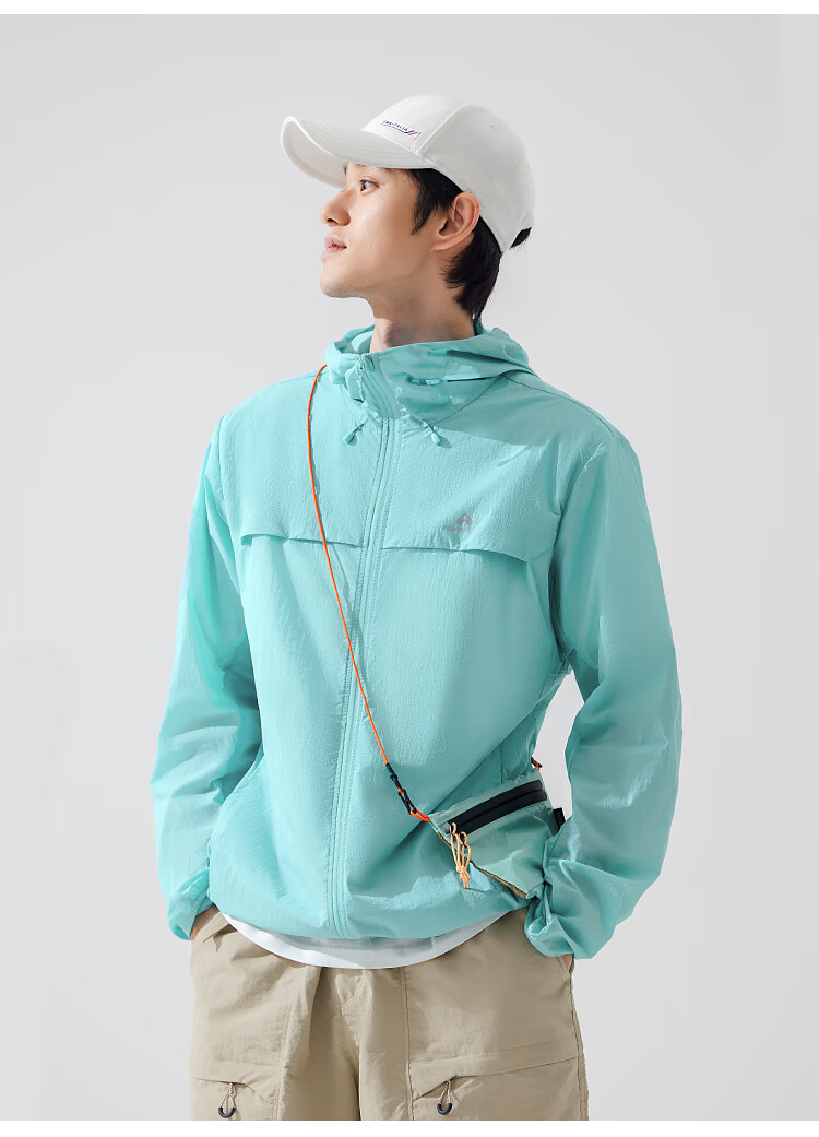 Pioneer Camp Suzaku Men's Summer Outdoor Lightweight Sun Protection Jacket Loose Hooded Coat UV Protection UPF50+ 18