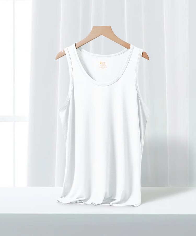 Hodo Men's 7A Antibacterial Modal Silky Breathable Crew Neck Base Layer Sports Vest 4