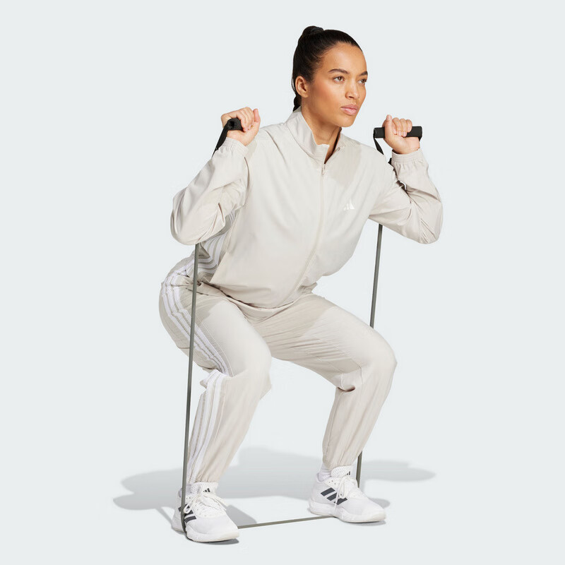 Adidas Women's Training Series WE 3S WOVEN PT Long Pants JD6522 Earth Brown Size L 2