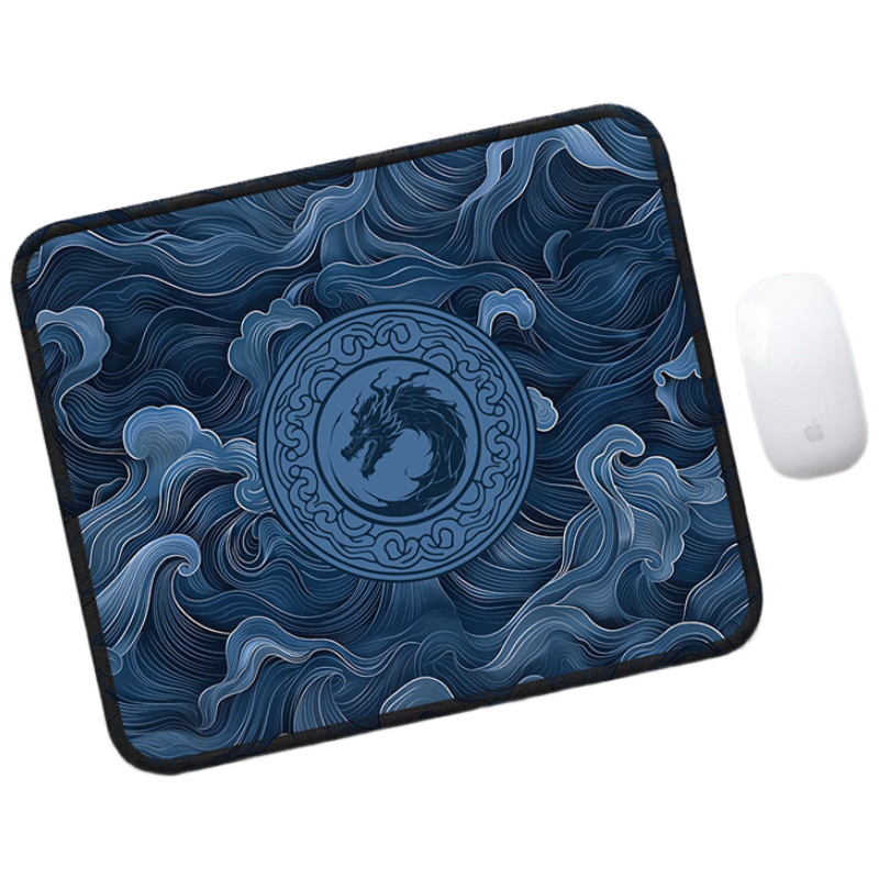 JPLAYER Small Thickened Mouse Pad Student Office Computer Desk Mat Creative Simple Text Precision Edge Locking 260*210*3mm