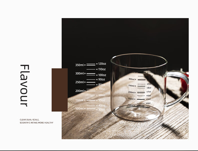 Newair High Borosilicate Glass Cup Heat-Resistant Milk Coffee Measuring Cup with Lid for Home and Office 6