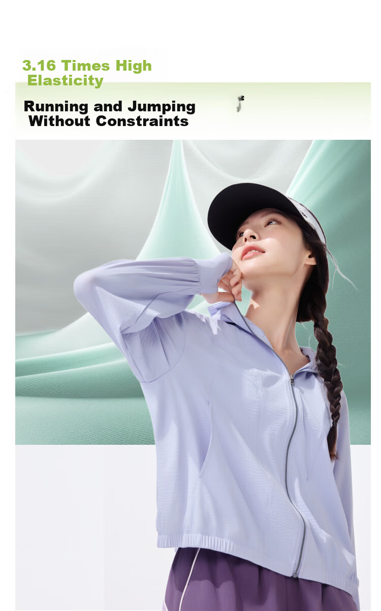 Beneunder Women's Sun Protection Clothing, Summer Cool-Feeling Quick-Dry Sun Protection Garment, Outdoor Sports UV-Resistant Jacket AL825 18