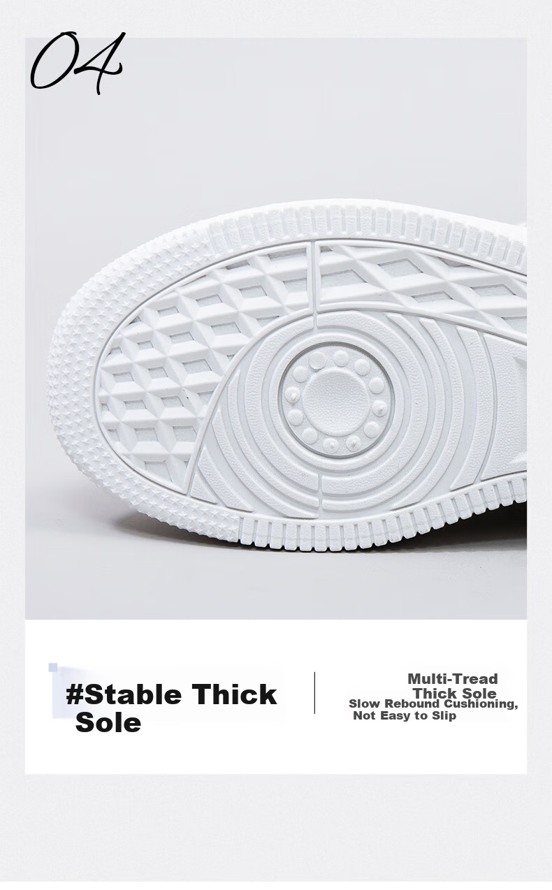 Huili Official Women's Sneakers, New Summer Style Versatile Student Shoes, Lightweight White Shoes for Women, White And Blue, Size 36 8