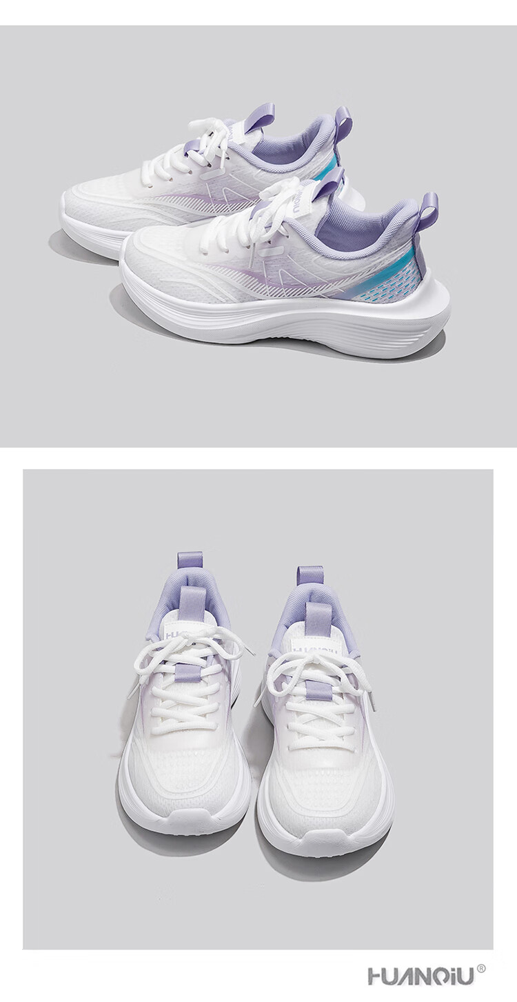 Global Taro Purple Flyknit Shoes Hot Sale 2026 Spring Lightweight Shock Absorption Non-Slip Versatile Student Campus Casual Sports Sneakers 8