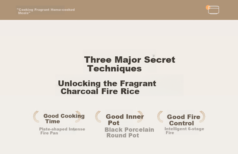 Midea Rice Cooker, 22-Minute Quick Cooking, Home Use, 5L Large Capacity for 5-6 People, Colorful Large Screen, Metal Body, High Power, Smart Reservation, Micro-Pressure RC520 3