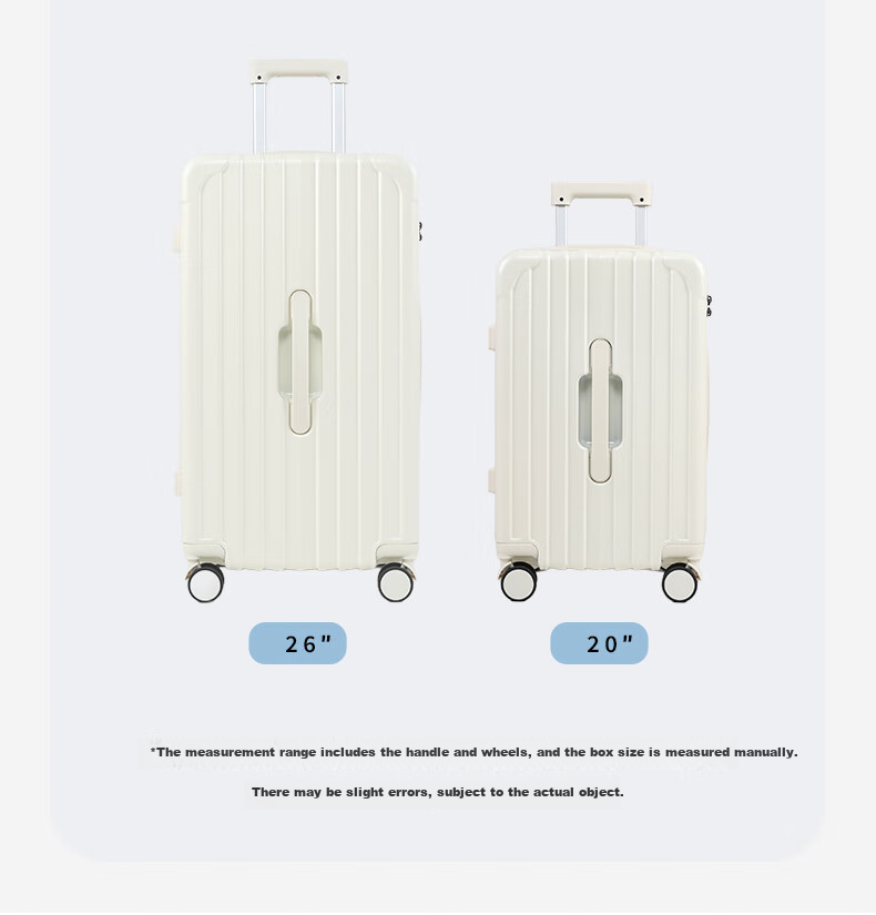 LEXON French Brand Large Capacity 26-Inch Suitcase, Business Travel Luggage, Spinner Wheels Trolley Case, Student Password Lock Suitcase 17