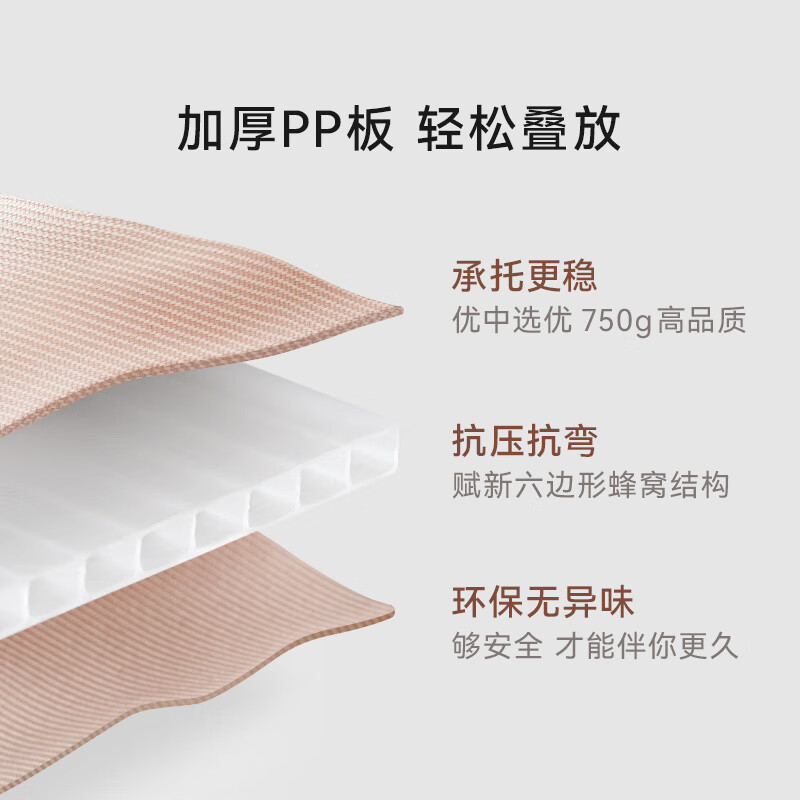 EACHY Foldable Clothes Storage Box for Pants And Garments, Closet Organizer, Home Wardrobe Storage Solution - Pink Medium Size