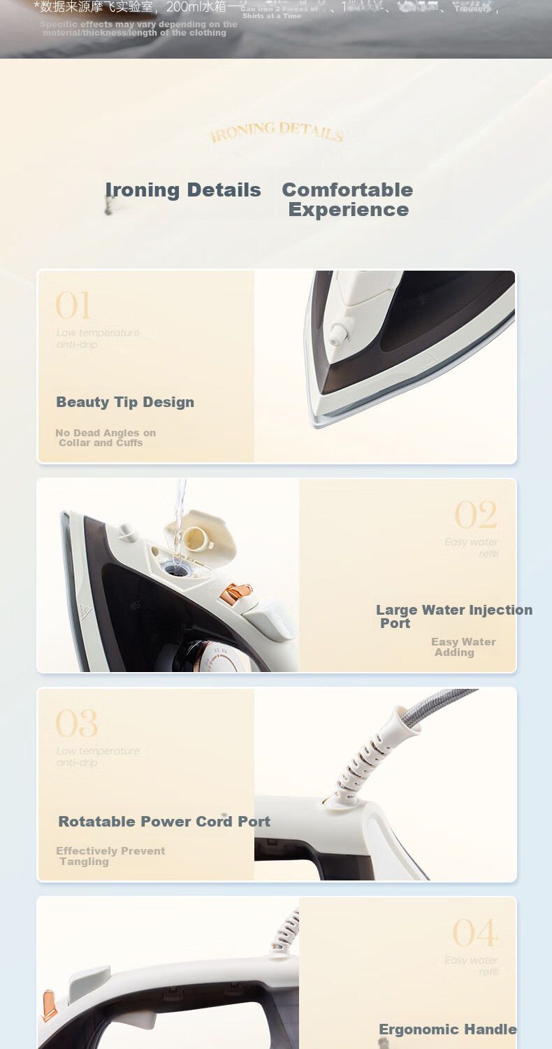 Morphyrichards Handheld Garment Steamer for Home Use, Portable Steam Iron for Travel And Business Trips, Clothes Steaming Tool with Large 4013 Plus Plate 13