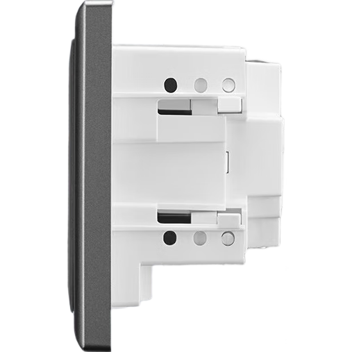 DELIXI Switch Socket, Recessed Socket for Air Conditioner, Hidden Socket, Built-In Starry Gray, 16A Three-Hole