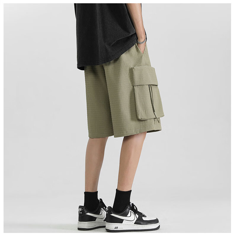 EASTERN CAMEL Men's Shorts, Trendy Comfortable Thin Breathable Casual Sports Basketball Shorts, Outdoor Quick-Dry Cargo Loose Five-Point Shorts for Me 13