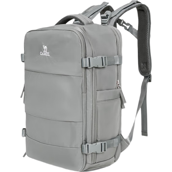 CAMEL Cloud Travel Backpack Large Capacity for College Students, Hiking Bag, Outdoor Sports Laptop Bag, Smoky Blue Color