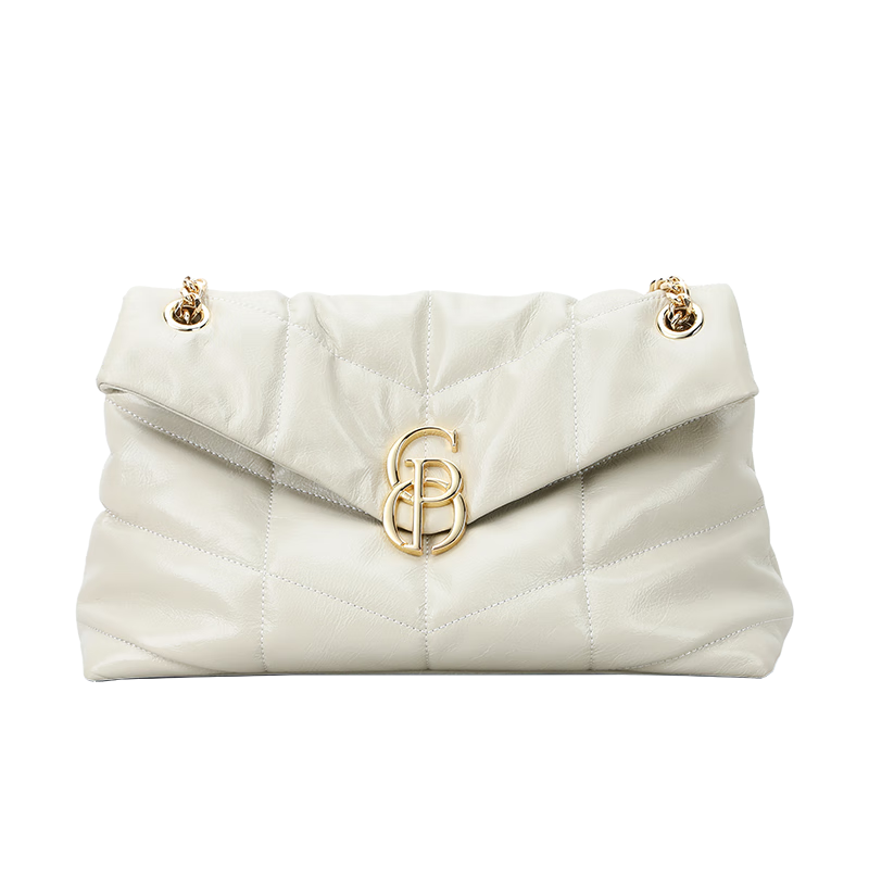 Pierre Cardin Small Square Handbag, Women's Leather Crossbody Bag, Ladies' Chain Bag, Practical Mother's Day Gift for Mom