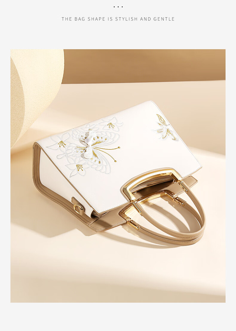 TUCANO Women's 2026 Cowhide Shoulder Bag Chinese Style Embroidery New Chinese Crossbody Handbag Mother's Day Birthday Gift 6