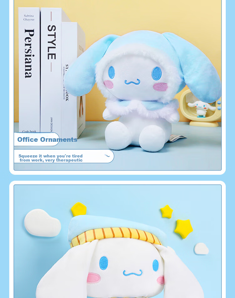 Cinnamoroll Sanrio Plush Pillow Doll New Year Valentine's Day Gift for Girlfriend Birthday Premium Niche 11