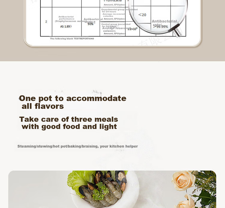 Joyoung Household 5L Large Capacity Electric Hot Pot And Steamer, Upper Steaming Lower Cooking Detachable Design, Specialized Hot Pot, Multifunctional Electric Cooking Pot HG50-G525S with Steamer Basket 16