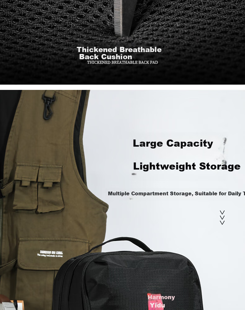 361° Men's Backpack, Commuter Business Backpack, Large Capacity, Lightweight, Waterproof, for Business Trips And Travel, Laptop Bag, Black 13
