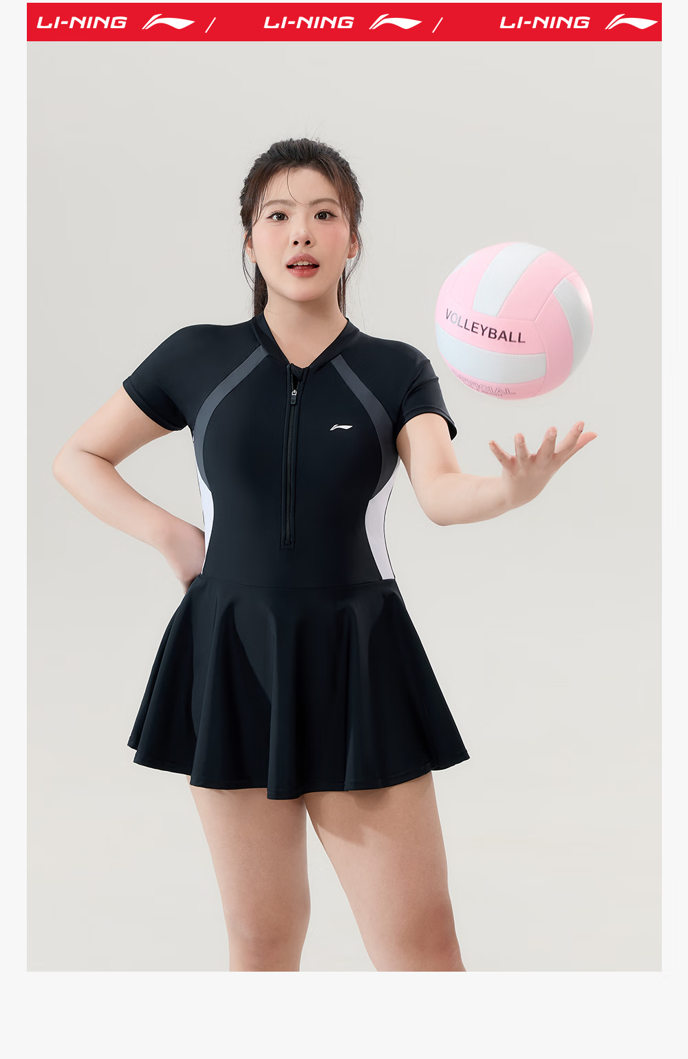 Li-Ning Plus Size Swimsuit for Curvy Women, Slimming Tummy Control One-Piece Swimsuit for Girls And Ladies, Suitable for 160-200 Lbs 26