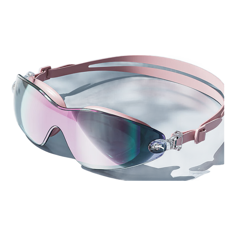 ANTA Water Eye Swimming Goggles for Men, Professional High-Definition Anti-Fog Waterproof Swim Glasses for Women, Cherry Blossom Pink