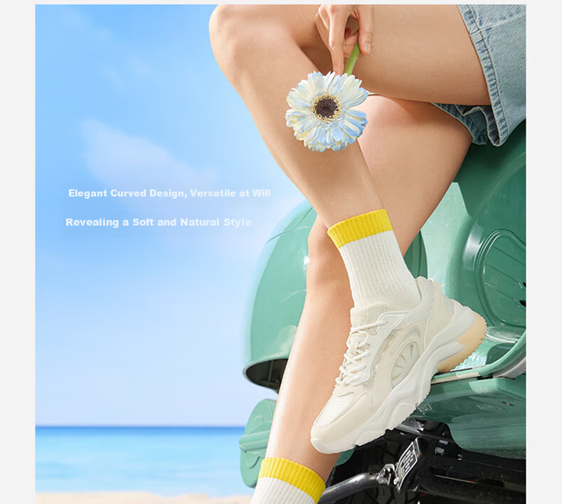 361° Women's Sneakers, Luguang Spring And Summer Mesh Breathable Casual Versatile Thick-Soled Dad Shoes 682526765-1 11