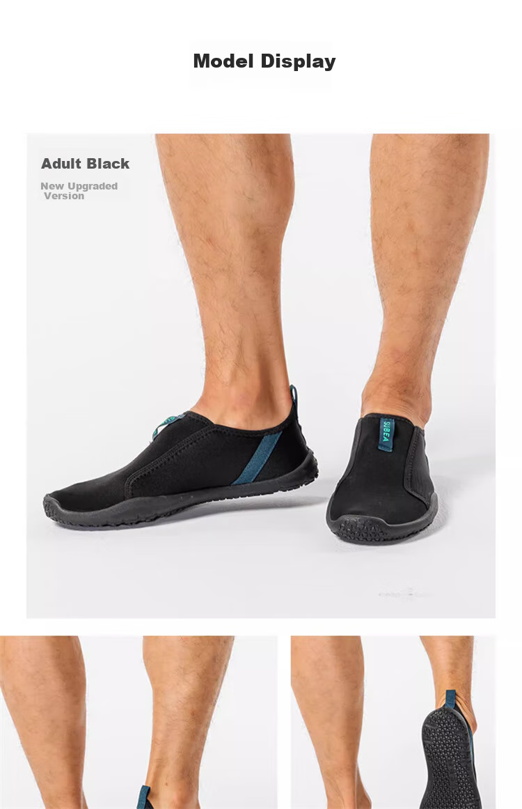 DECATHLON Water Shoes for Men, Water And Beach Sandals, SUBEA Adult Black Size 42/43-4000301 15