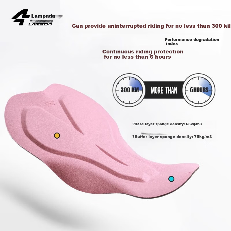 Lameda Cycling Jersey, Road Bike Riding Pants for Women, Suspender Cycling Long Pants, Bicycle Summer Riding Clothes with Seat Cushion, Qingru