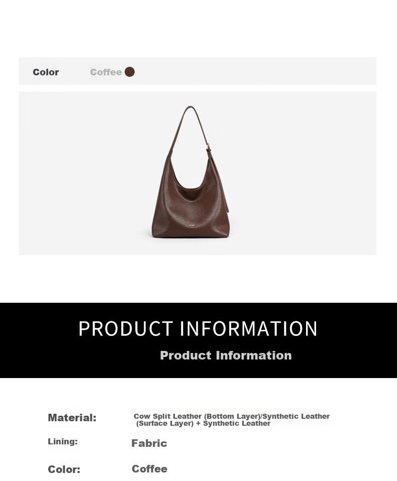 C.BANNER Leather Tote Bag for Women Large Capacity Shoulder Crossbody Bag Luxury Birthday New Year Gift for Girlfriend 5