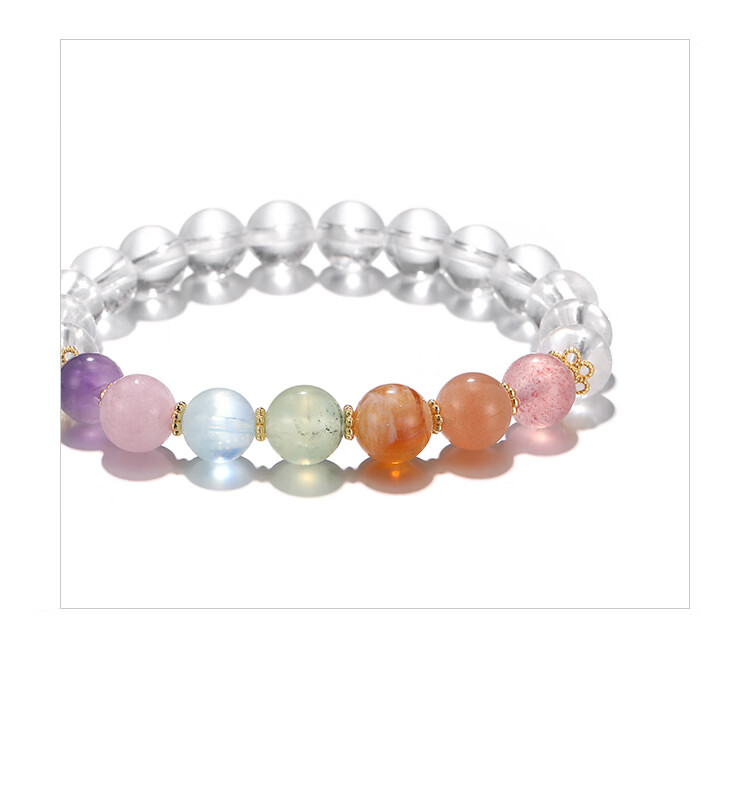 Clect Heili Seven-Star Bead Bracelet for Women, Versatile Crystal Hand Jewelry with Chinese Style, Light Luxury Accessory, Birthday Gift for Girlfriend 5