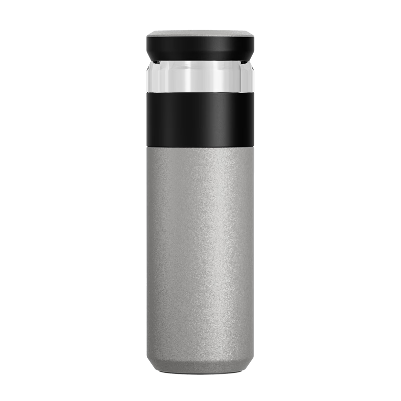 JD Jingzao Titanium Health Insulated Bottle Pure Titanium Tea Separator [Tea-Water Separation] High-End Large Capacity Ice Flower Lacquer 500ml