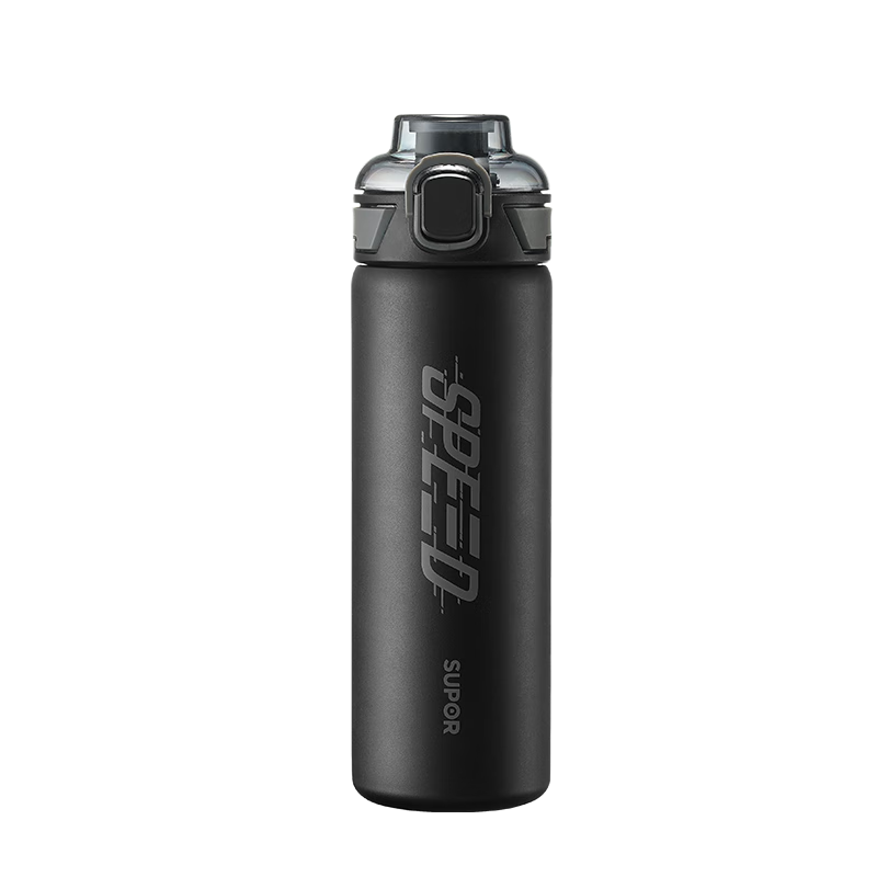 SUPOR Student Insulated Cup, Youth Outdoor Sports Large Capacity Water Bottle, 316L Stainless Steel Car Portable Straw Cup