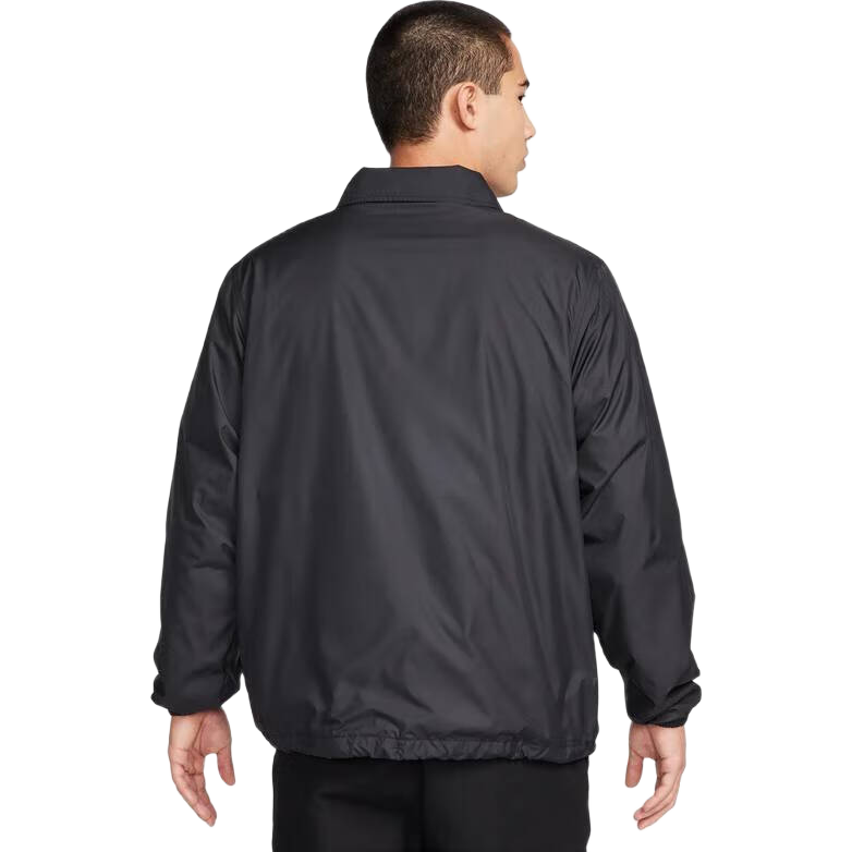 NIKE Men's Spring And Autumn Stand-Collar Jacket, Casual Sports, Trendy Versatile, FN3317-010 Black L