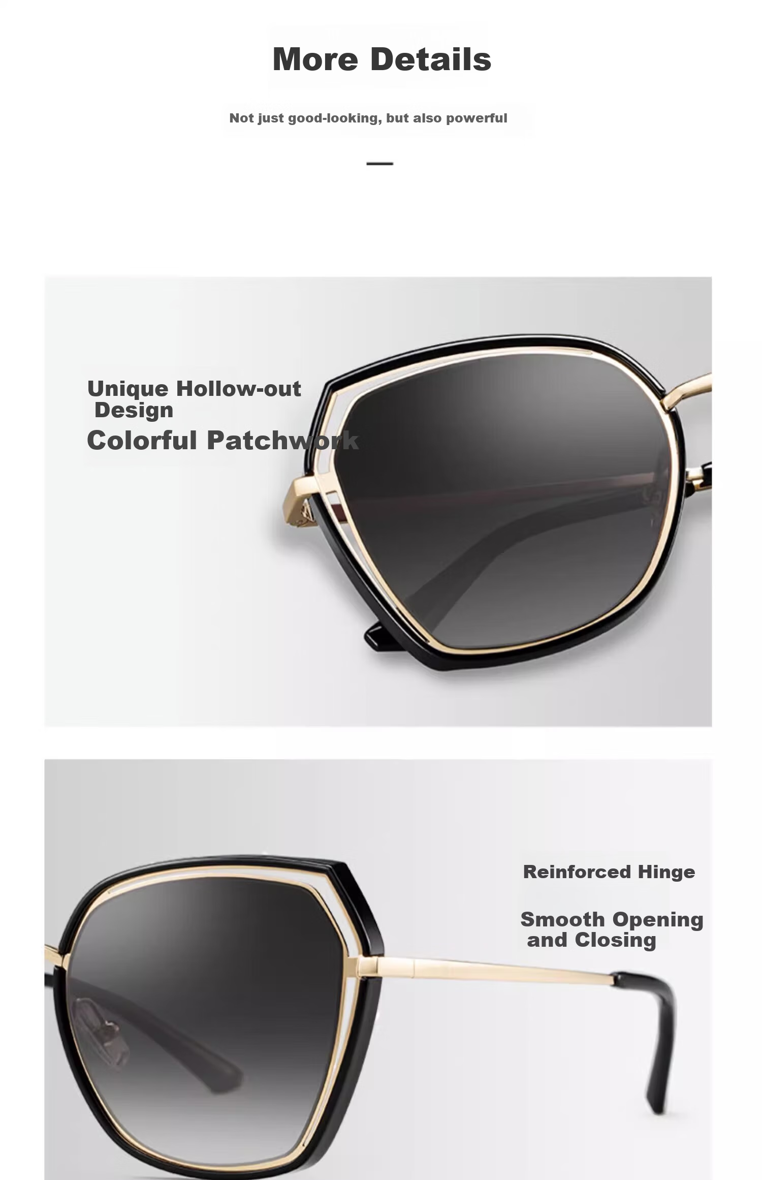 HORIEN Women's Sunglasses, UV Protection, 2026 New Style Polarized Glasses, Sun Protection UV400, High-End Driving Sunglasses 11