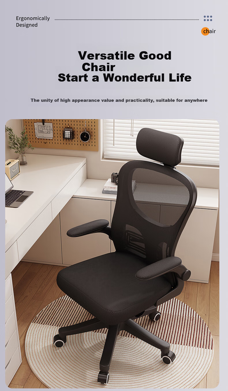 Chibailun Computer Chair, Ergonomic Chair for Home Use, Office Chair, Dormitory Chair, Study Room Swivel Chair, Comfortable for Long Sitting, Gaming Chair 13