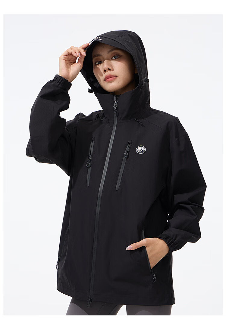CAMEL Panda Series Unisex Single-Layer Softshell Jacket Waterproof Windproof Hard Shell Spring New Arrival 16