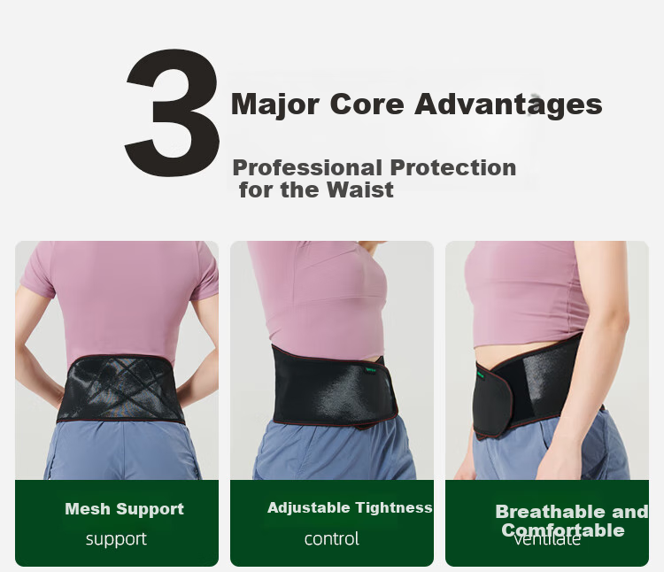 KOWA Back Support, Imported from Japan, Fitness Waist Protection, Breathable Waist Trimmer, Abdominal Compression Belt, Unisex Back Support, XL Size 5