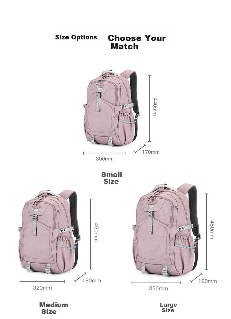 KALA·Y Middle School Student Backpack, Large Capacity, Lightweight, Casual Outdoor Backpack, Stylish And Attractive Unisex Shoulder Bag for Travel 3