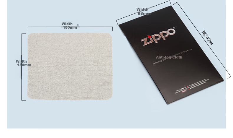 ZIPPO American Treasure Anti-Fog Glasses Cloth Suede Ultra-Large Nano Anti-Fog Dry-Style Long-Lasting Odorless Helmet Protective Goggles 16
