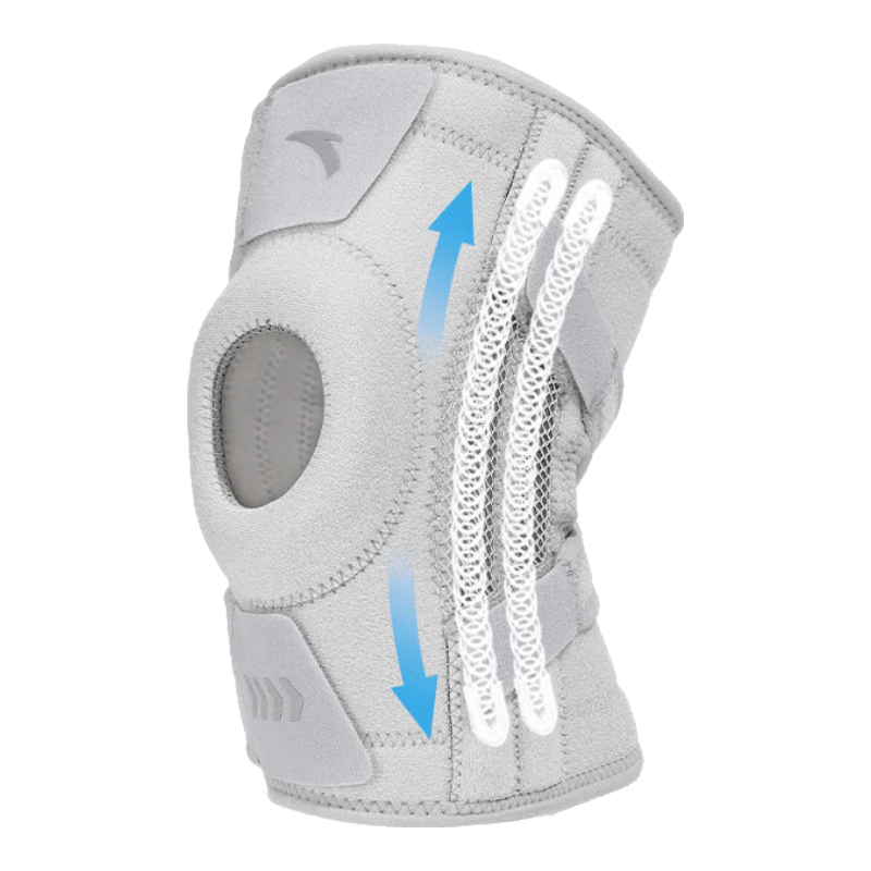 ANTA Knee Brace for Men and Women, Sports Knee Support for Meniscus Injury, Running, Hiking, Synovitis, Ligament Effusion, Single Piece