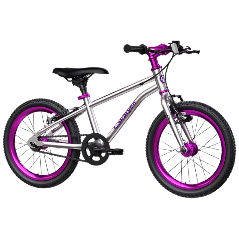 Cakalyen Children's Bicycle CK09, Mirror Finish Absolute Purple, 24-Inch, for Students Aged 12 to 18, Urban Ultra-Light Bike
