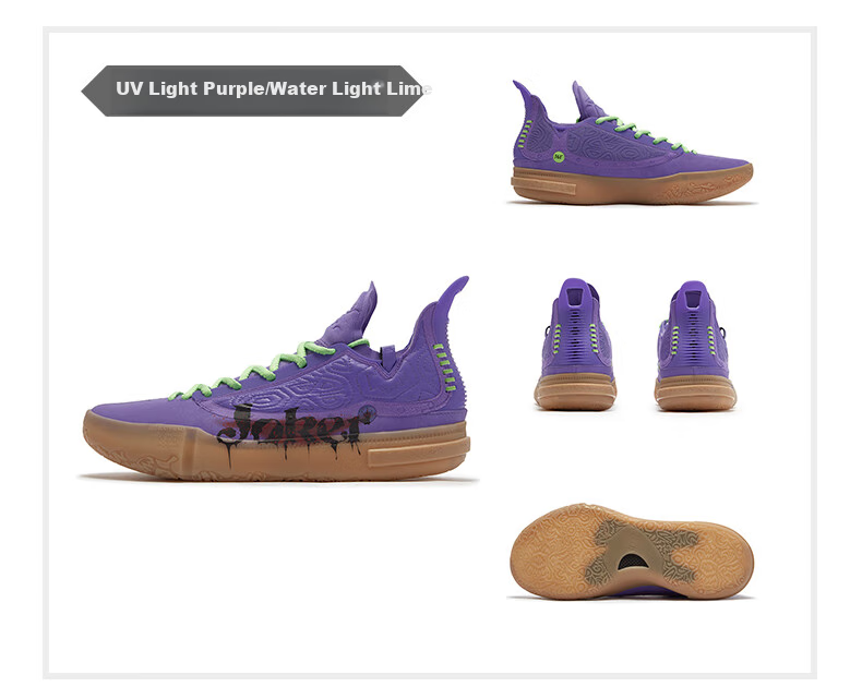 361° Basketball Shoes for Men, Joker 1 GT, Youth Lightweight Summer Sneakers, 672511103-1 40