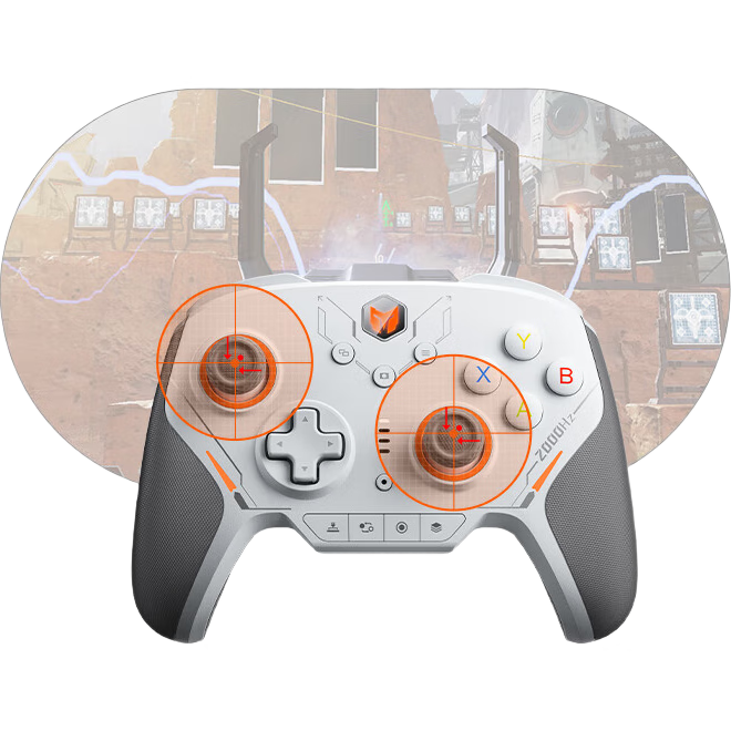 Mojiang Xunlong 2TMR Star Flash Wireless Game Controller Compatible with PC/tablet/phone, Supports Horizon 6, Dual Shadow Wonderland Monster Hunter Black Myth: Wukong TMR Editio