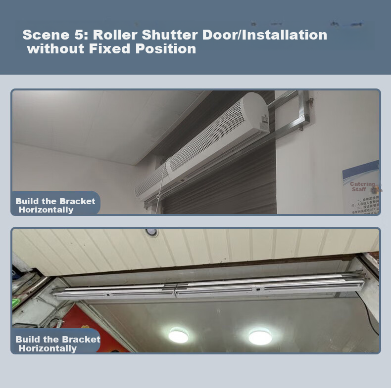Midea Commercial Air Curtain, High-Power Wind Barrier, Low-Noise Natural Wind, for Shopping Malls And Supermarkets, Air Screen, Industrial Remote Control Wind Gate, 1.2 Meters, FM3012-Y 16