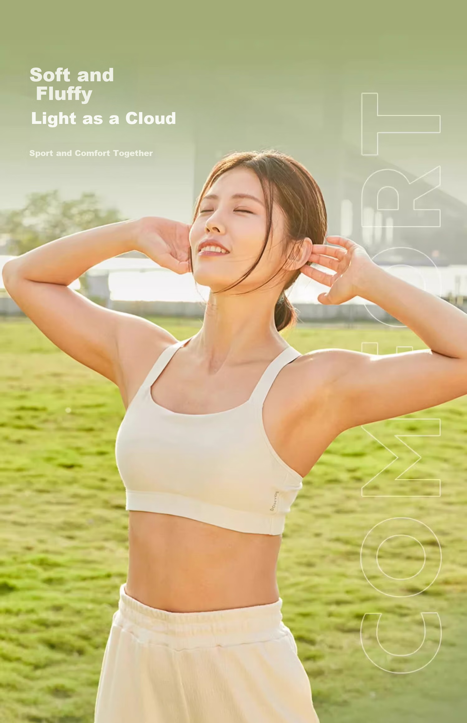 DECATHLON Sports Bra for Running, Fitness, Yoga, Large Bust, Thin, Shock-Absorbing, Beautiful Back Design Bra Vest 5214332 2